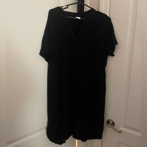 H and m black dress
